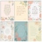 Better Office Products Inspirational Christian Greeting Cards W/Env, 6 Bible Verses, 6 Designs, 4 x 6in. Floral Designs 64637 - alternate 1